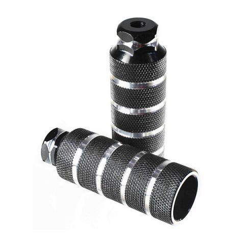 POSAPIE ALUMINIO NEGRO/PLATA  M-14 38*110 MM